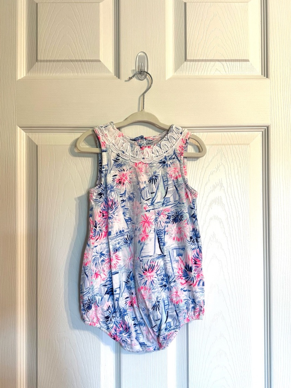 Lilly Pulitzer 12-18 Months Palm Print Romper